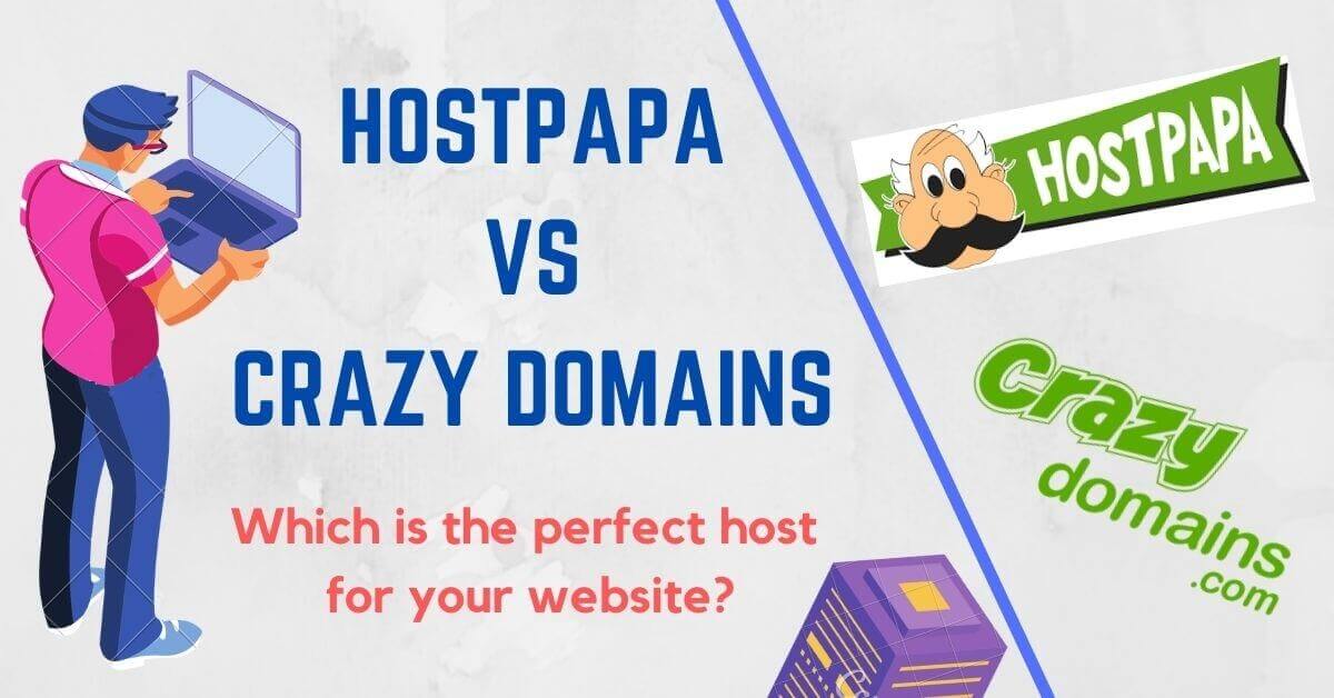 Hostpapa vs Crazy Domains comparison